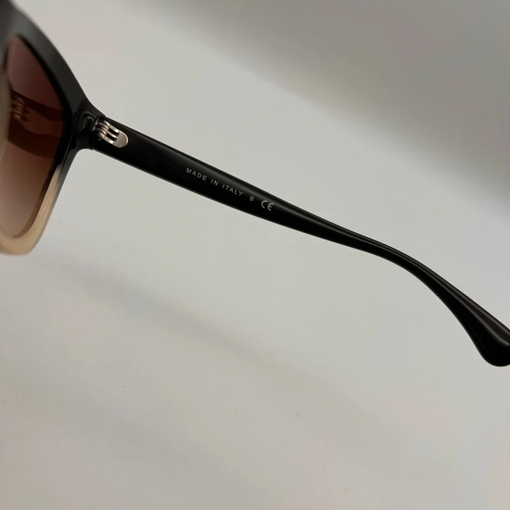 CHANEL Acetate CC Cat Eye Summer Sunglasses 5350 Black Beige Ombré